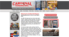 Desktop Screenshot of cardinalvending.net